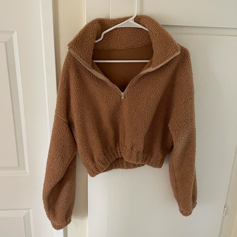 Zaful Cropped Fleece